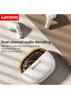 Lenovo X15 Pro Bluetooth 5.1 Vezeték Nélküli Fülhallgató Töltőtokkal