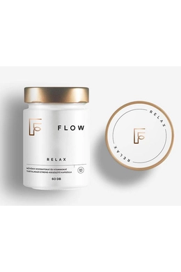 FLOW Relax Természetes stresszcsökkentő és alvássegítő kapszula (60db)