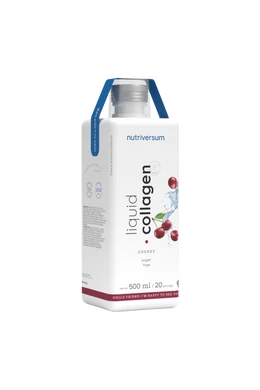 Collagen liquid Sugar Free - 500 ml - cseresznye - Nutriversum