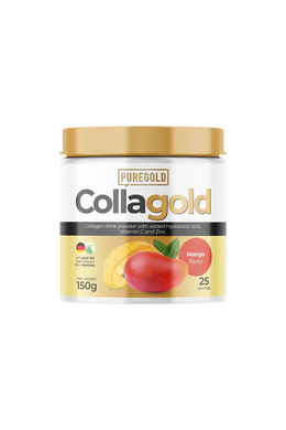 CollaGold Marha és Hal kollagén italpor hialuronsavval - Mango - 150g - PureGold