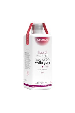 MSM+C Hyaluron Collagen Liquid - 500 ml - erdei gyümölcs - Nutriversum