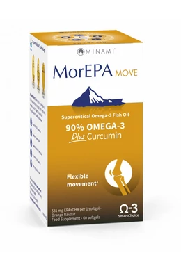 MorEPA Move omega-3 halolaj + kurkumin