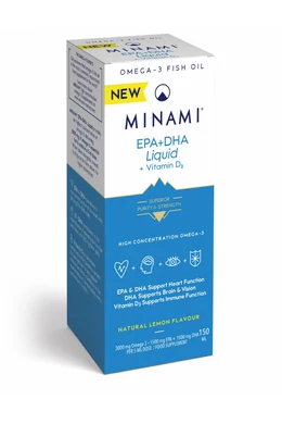 EPA+DHA Liquid omega-3 halolaj + D3-vitamin