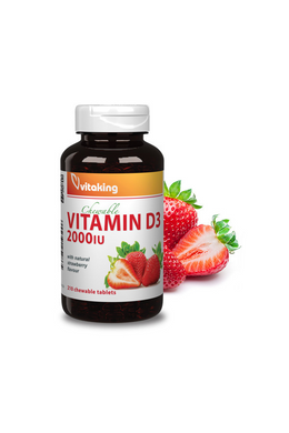 Vitaking D2000 IU vitamin Chewable (210) Tabl.