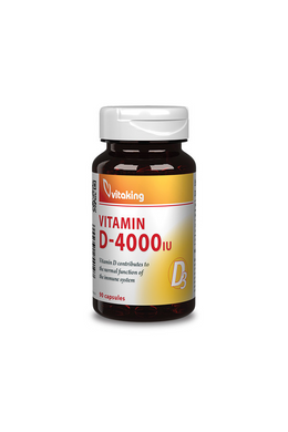 Vitaking D-4000 Vitamin (90) Caps.