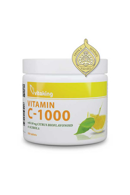 Vitaking C-1000 Bioflav. Acerola. Csipkebogyó (200) Tabl.