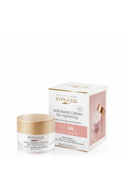 Anti-aging PRO50 öregedésgátló arckrém bőrfeszesítő érett bőrre (50 ml) -Byphasse