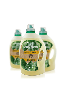 Cleaneco organikus univerzális mosógél koncentrátum 1,5l - újrahasznosított csomagolásban