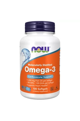 NOW Omega-3 halolaj 100 lágyzselatin kapszula
