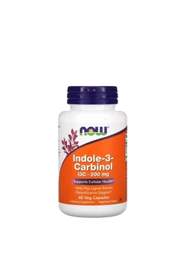 NOW Indole-3-Carbinol (I3C) 200 mg - 60 Veg Capsules, hozzájárulhat a daganatos és HPV módosult sejtek beprogramozott megsemmisüléséhez