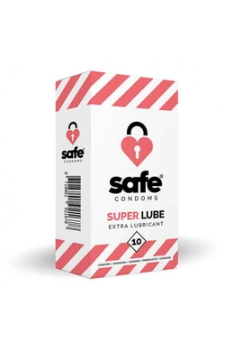 SAFE Super Lube - extra síkos óvszer (10db)