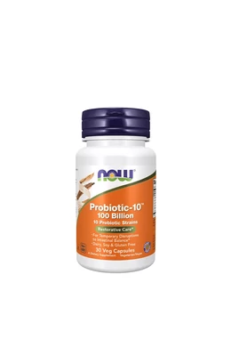 Now Probiotic-10 100 Billion - Probiotikum (100 milliárd) (30 Veg Kapszula)