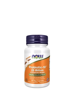 Now Probiotic-10™ 25 Billion, Probiotikum kapszula (25 milliárd) (30 Veg Kapszula)
