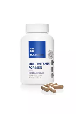 USA Medical Multivitamin For Men Férfi Multivitamin növényi kivonatokkal 60 db