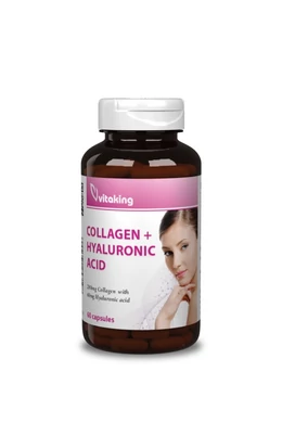 Vitaking Hialuronsav + Kollagén Komplex (60 kapszula)