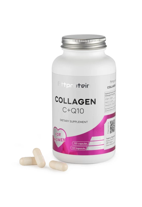 Fittprotein Collagen C+Q10 - 120 kapszula