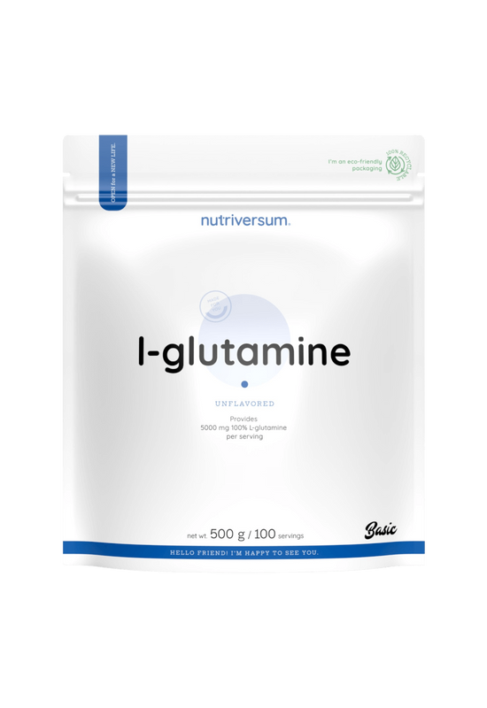 100% L-Glutamine - 500 g - Nutriversum