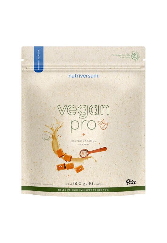 Vegan Pro - 500 g - sós karamell - Nutriversum