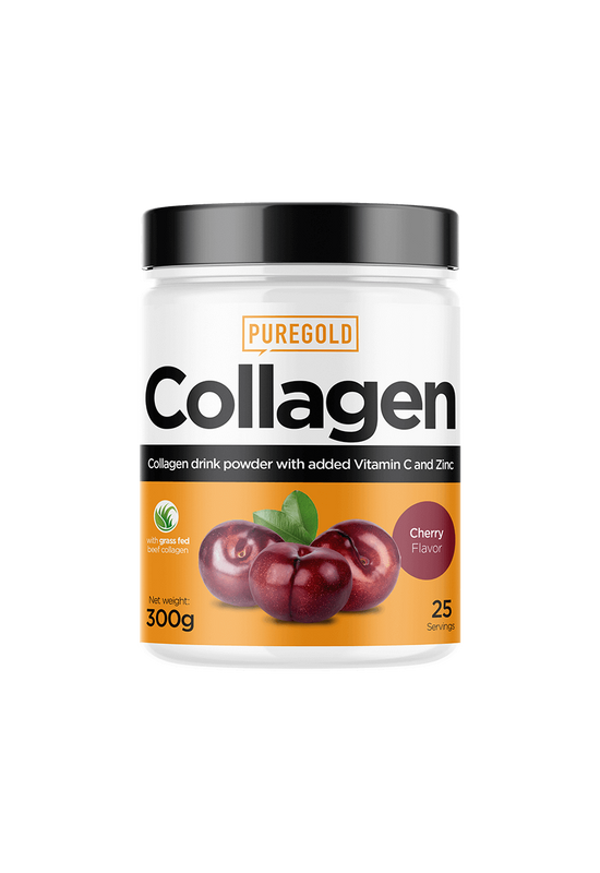 Collagen Marha kollagén italpor - Cherry 300g - PureGold