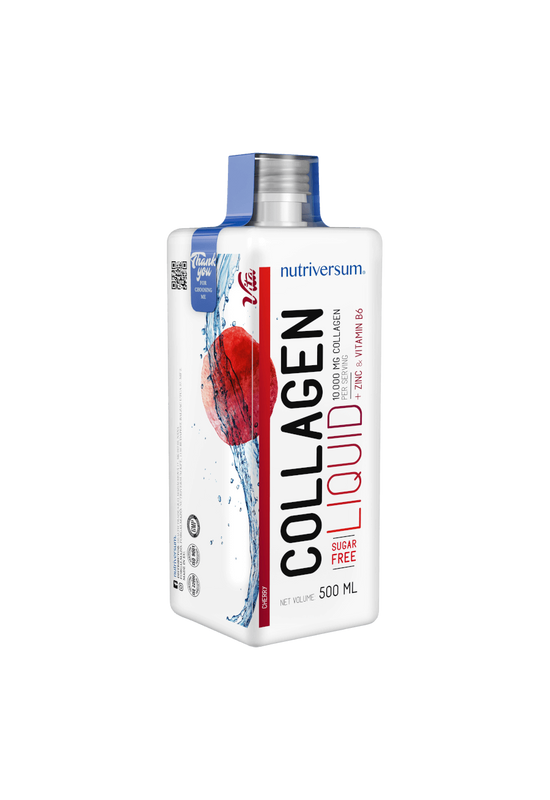 Collagen liquid Sugar Free - 10.000 mg - 500 ml - VITA - Nutriversum - cseresznye