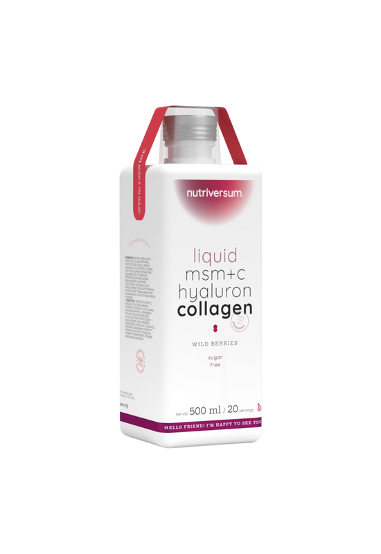 MSM+C Hyaluron Collagen Liquid - 500 ml - erdei gyümölcs - Nutriversum