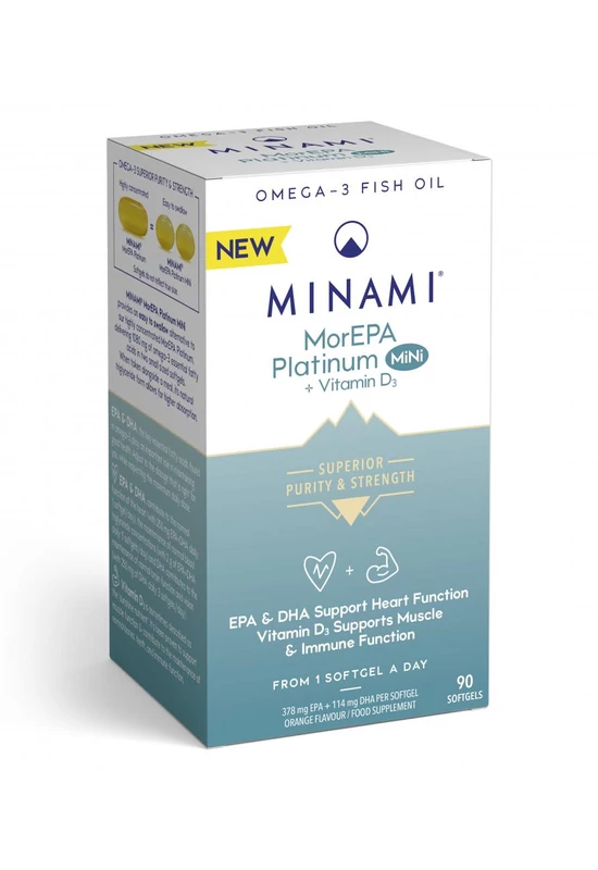 MorEPA Platinum MiNi omega-3 halolaj + D3-vitamin