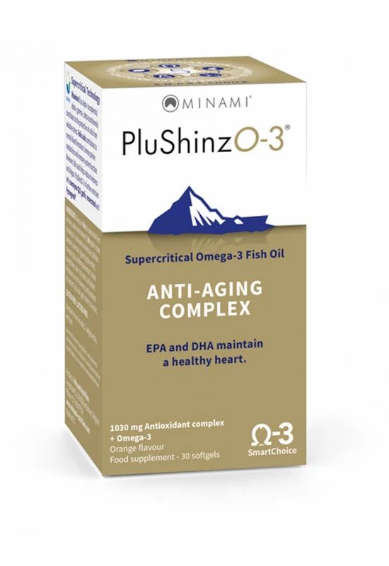 PluShinzO-3 omega-3 halolaj + antioxidáns komplex