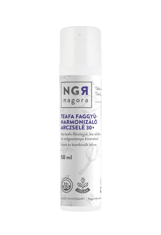 Nagora - Teafa faggyú-harmonizáló arczselé zsíros bőrre, 50ml