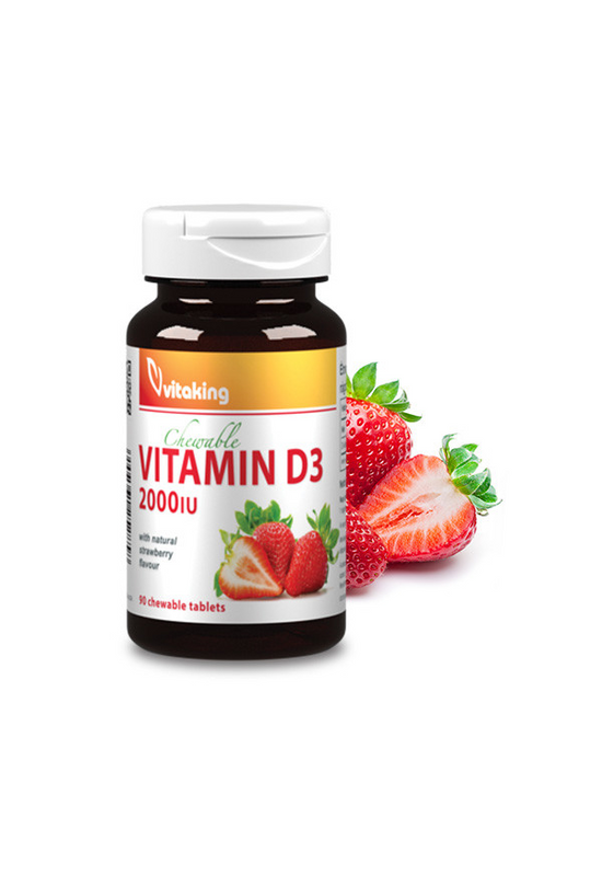Vitaking D2000 IU vitamin Chewable (90) Tabl.
