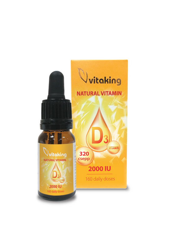 Vitaking D3-vitamin CSEPPEK 2000NE (10ml)
