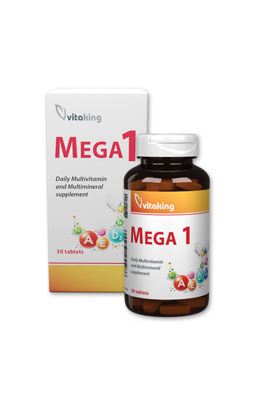 Vitaking Mega 1 Multivitamin NEW (30) Tabl.