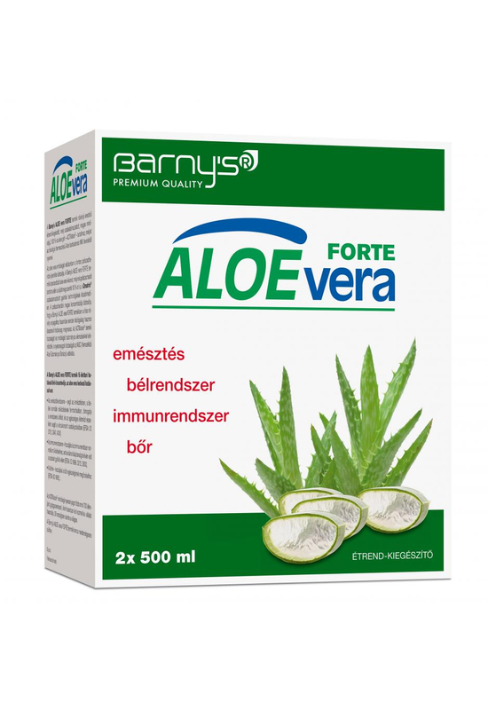 BARNY´S Aloe Vera Forte 2x500 ml Étrend-kiegészítő