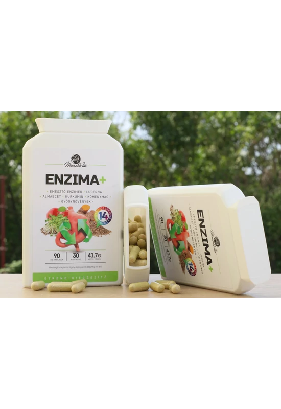 ENZIMA+ emésztő enzim tartalmú étrend-kiegészítő, 90db