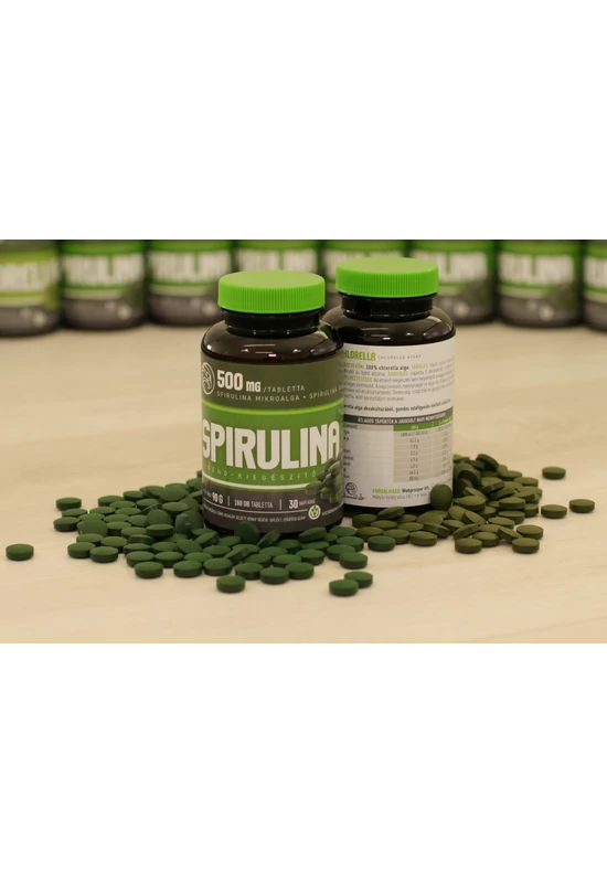 Mannavita SPIRULINA tabletta 500mg étrend-kiegészítő, 180db