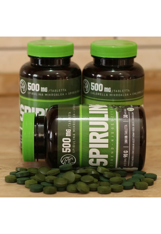 Mannavita SPIRULINA tabletta 500mg étrend-kiegészítő, 180db