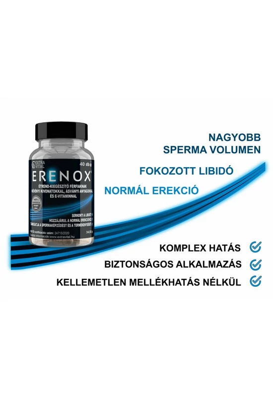 ERENOX® férfiaknak kapszula, 40 DB