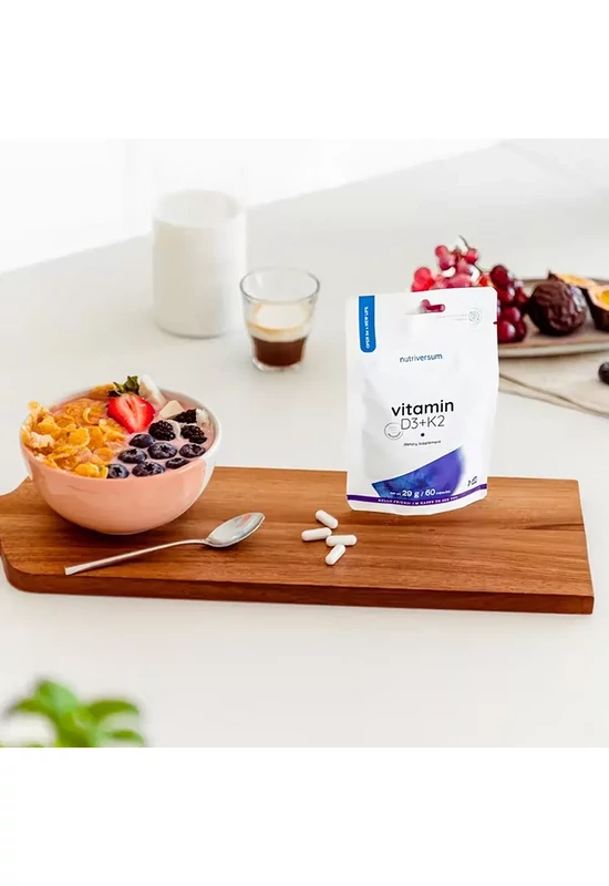 Nutriversum D3 + K2 Vitamin (60 Kapszula)
