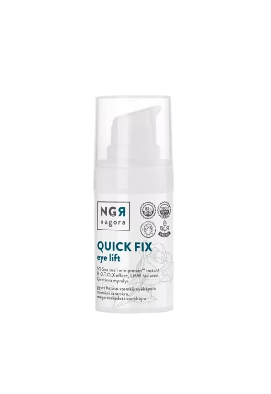 Nagora QUICK FIX szemkörnyékápoló azonnali b.o.t.o.x hatású peptiddel 15ml