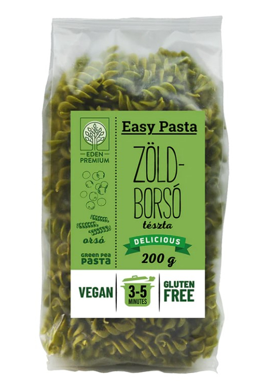Éden Prémium Easy Pasta - Zöldborsó tészta 200 g