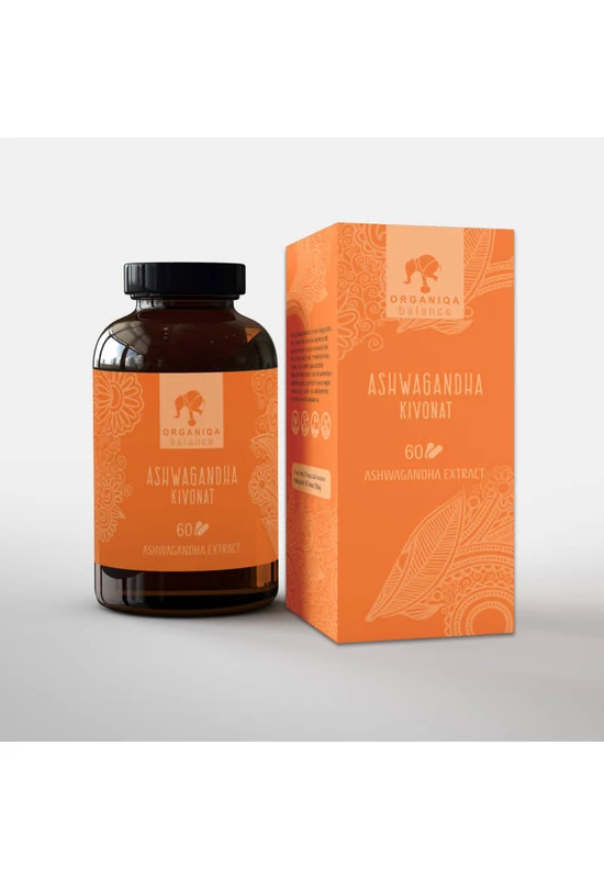 Organiqa Ashwagandha kivonat kapszula 60 db