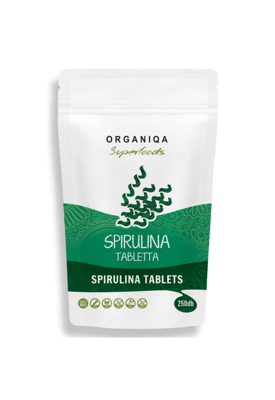 Organiqa Bio Spirulina tabletta 250 db