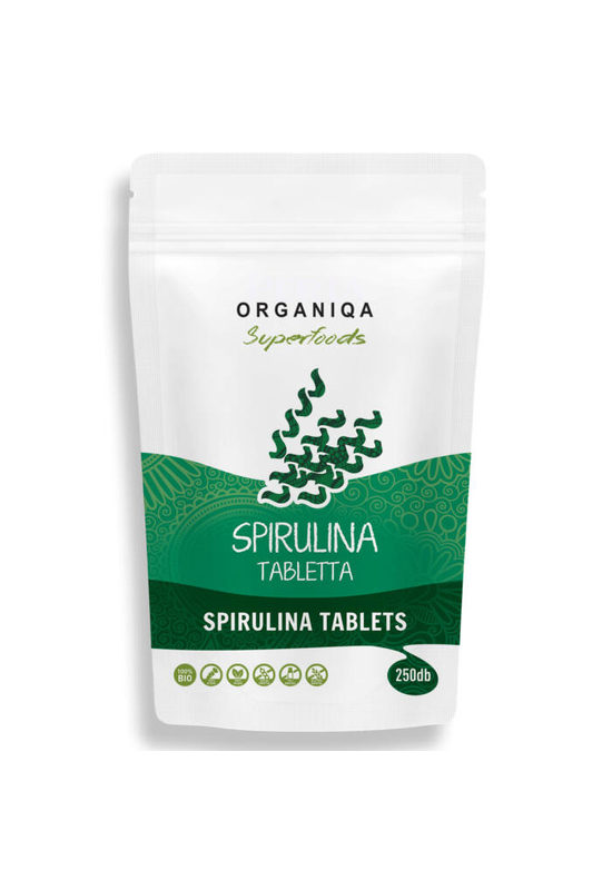 Organiqa Bio Spirulina tabletta 250 db