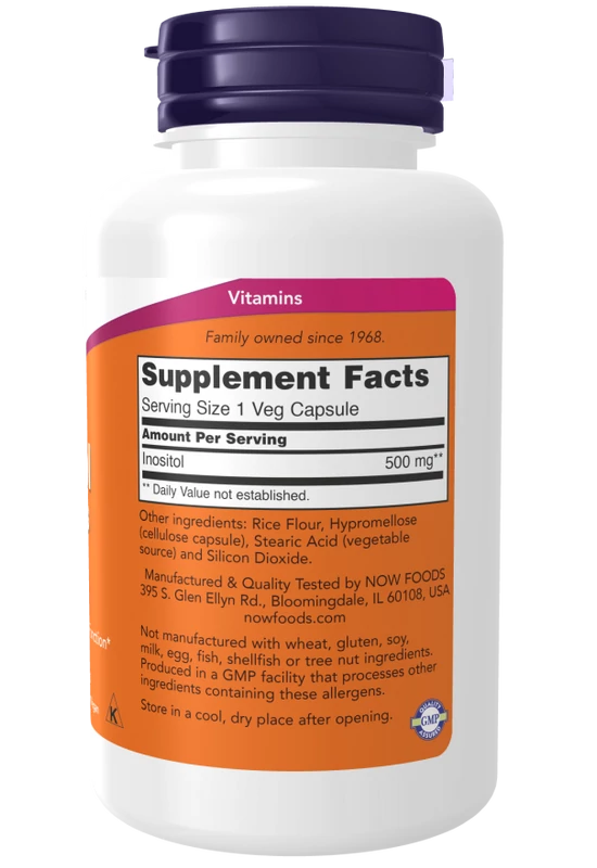 NOW Inozitol 500 mg 100 kapszula