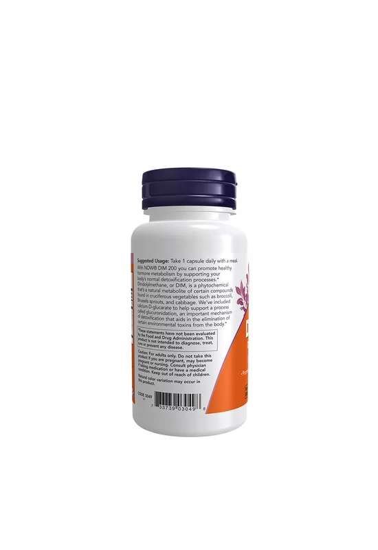 Now Foods DIM 200 Diindolylmethane - Méregtelenítő Formula (90 Veg Kapszula)