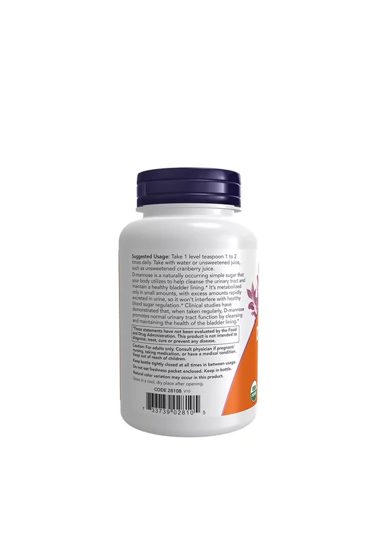 Now Foods D-Mannóz (D-Mannose) por (85 g)