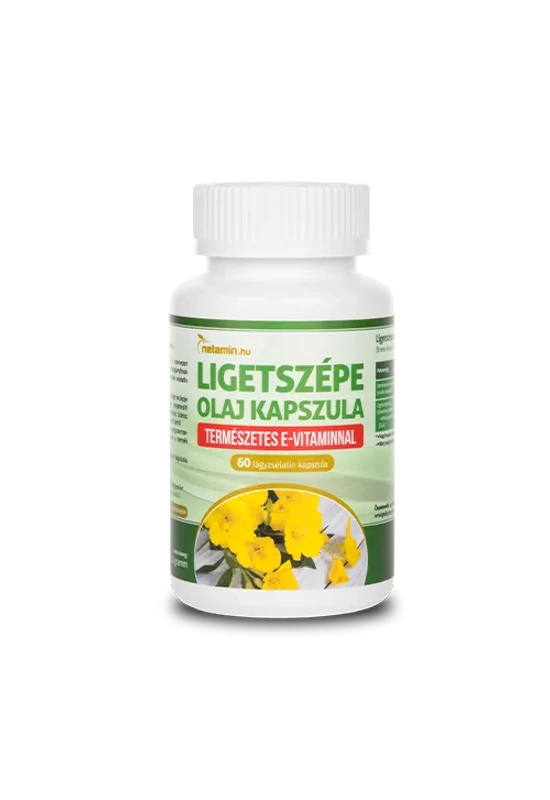 Netamin Ligetszépe olaj kapszula E-vitaminnal, 60 lágyzselatin kapszula, a bámulatosan sokoldalú gyógynövény