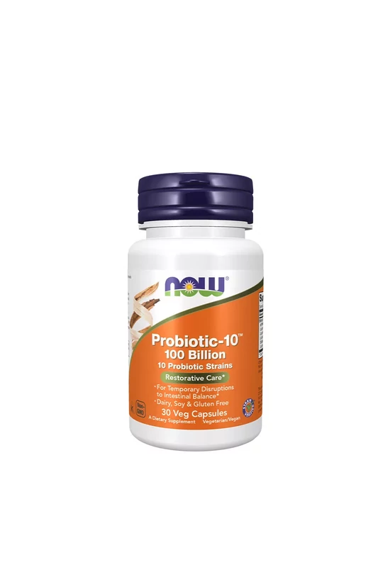 Now Probiotic-10 100 Billion - Probiotikum (100 milliárd) (30 Veg Kapszula)