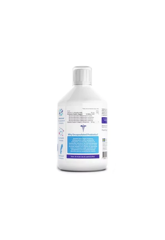 Swedish Nutra Probiotics folyékony probiotikum C-vitaminnal dúsítva – 500ml
