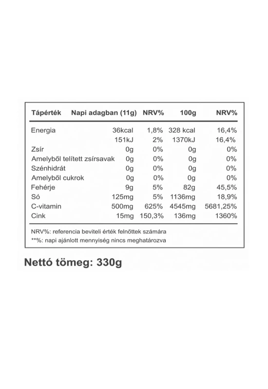 Vitaking Kollagén Italpor - Citromos (330g)