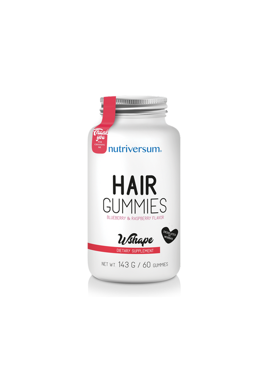 Nutriversum Hair Gummies gumivitamin WSHAPE - 60db
